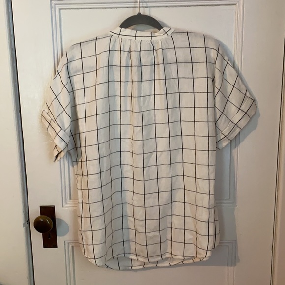 a new day Plaid Linen Blend Top - Picture 8 of 9